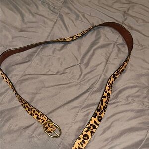 Leopard Print Women's Belt